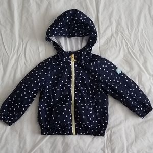 Zara navy polka dot Jacket